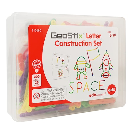 Edx Education GeoStix Letter Construction Set 21368